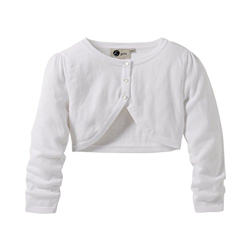 EISEND Le boléro en maille veste bébé, taille 110/116, blanc