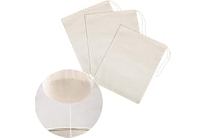 Sac à Lait de Noix,3 Pièces Sac à Lait Végétal Réutilisable Sac,Sacs Tissu Fromage Réutilisables,Tissu Filtrant en Nylon,pour Lait de Noix,Jus de Fruits,Lait de Soja,Café,Jus de Légumes