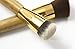 LyDia® Professional Double-Sided Eco-friendly Bamboo Handle Face & Body Flat and Angled Foundation/Blush/Loose Powder/Bronzer/Highlighter/Concealer Contour Buffing Brush F-021