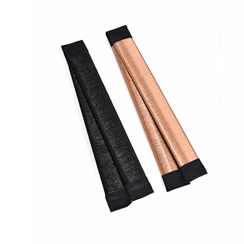 Coolster Damen Haarstyling DIY Tool Donut Hair Bun Maker & Fashion Haare Dutt Styling Werkzeug Haarknoten Frisurenhilfe -Gelb - 8
