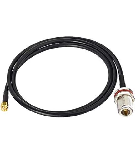 2m TNC Male naar TNC Male Coaxiale Kabel - Volledig koperen HF400 flexibele verlenging coax 50 ohm (LMR400 UF UltraFlex equivalent) - voor Wireless LAN- apparaten