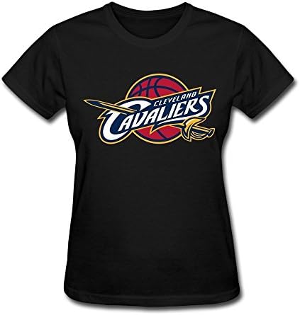 STAYUR Women's Cleveland Cavaliers Team Logo T-Shirt Black Tee