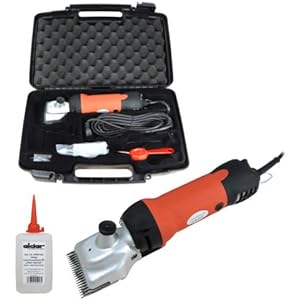 [Gesponsert]Pferde Schermaschine Equus EG 718 - Profi Pferdeschermaschine mit starkem 300 Watt Motor