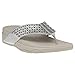 Produktbild FitFlop Leather Lattice Surfa Damen Sandalen Metallisch