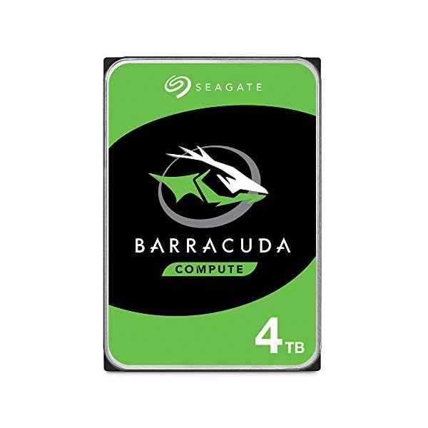 Seagate BarraCuda ST4000DMZ04/DM004 - , Disco duro interno, 4TB, HDD, 3,5" SATA 6 Gb/s, 5400 r.p.m., caché de 256 MB para ordenador de sobremesa y PC, Paquete Abre-fácil