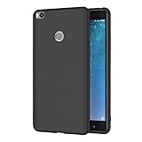 Cover per Xiaomi Mi Max 2, AICEK Cover Xiaomi Mi Max 2 Nero Silicone Case Molle di TPU Sottile Custodia per Xiaomi Max 2 (6,44 Pollici)