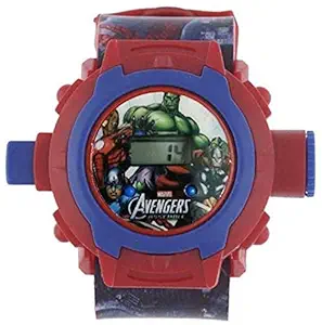 PRIMEFAIR Avengers Projector Watch for Kids 24 Images Digital Projector Watch for Kids Digital Watch for Boys (Multicolor)