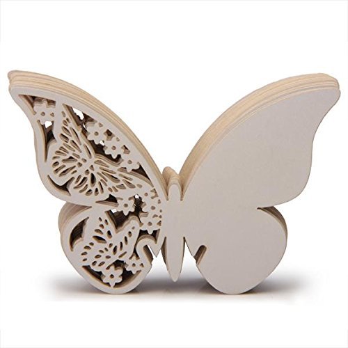 Musuntas Namenskärtchen / Platzkarte / Namensschild / Sitzkarte / Namenskarte / Tischkarte / Tischkärtchen für Hochzeiten Feste oder Partys - 2