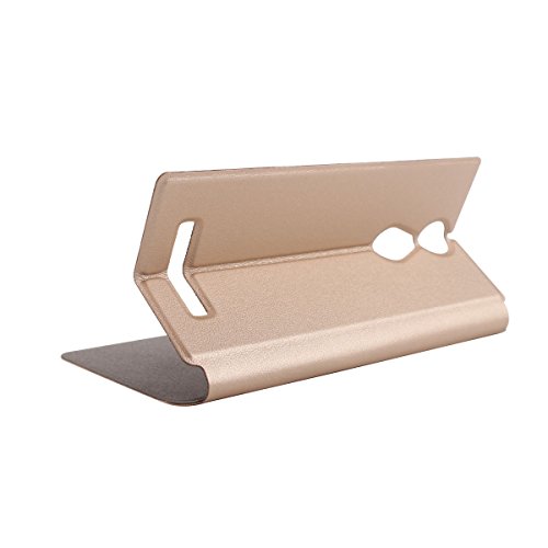 Guran Funda de Cuero No carcasa interior Para Leagoo T1 Smartphone con Funci n de Soporte Flip Case Cover--dorado reviews Guran Funda de Cuero No carcasa interior Para Leagoo T1 Smartphone con Funci n de Soporte Flip Case Cover--dorado