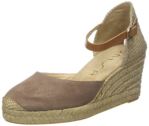 Unisa Caceres_18_KS, Alpargata para Mujer, Gris (Funghi), 41 EU