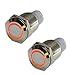 Produktbild HOTSYSTEM 2x16mm 12V Selbsthaltender Schalter Metall LED Beleuchtet Druckschalter Ein-Ausschalter für Auto KFZ Gelb