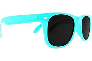 Mustavo Kids Childrens Sunglasses Gloss Finish 100% UV400 Protection Fashion Glasses Fun Vibrant Colours For Ages 3-9 Years Old Boys Girls