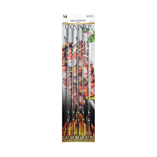 10-er Set Grillspieße 60cm Schaschlikspieße, Шампура, Schampura, Spieß Edelstahl, Extra lang