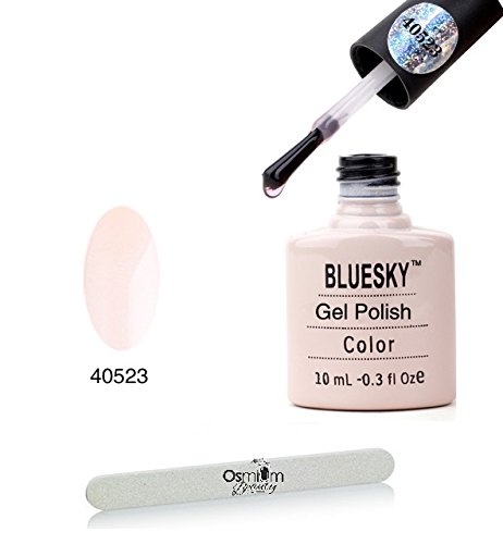 Bluesky 40523 UV/LED Curing Gel Nail Polish, Clearly Pink