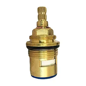 A to Z ceramic Aquel Spindle for Tap Inner Part Fitting Cartridge Suitable for Aquel (Golden, 1/2 Inch)