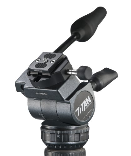 Cullmann Titan TW96 Professional Video Head with OX366 Quick Release Coupling System Unit Max Load to 15 lbs for Camera DSLR  DV Camcorder from Canon Nikon Sony Panassonic  e.g. Canon EOS C200 Panasonic HC-X1 AG-DVX200 BlackMagic URSA Mini Sony PXW-FS7 HXR-NX100