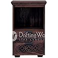 DRIFTINGWOOD Solid Sheesham Bedside Table|Wooden Bed Side Tables with Drawers|Nightstand Side Table for Bedroom|Nigh Stand End Table with Drawers Storage for Home|Rosewood,Light Walnut
