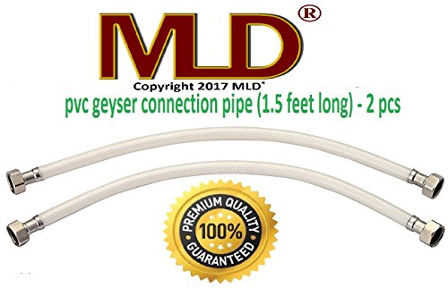 MLD hot & cold water pvc geyser connection pipe (1.5 feet long) -set of-1