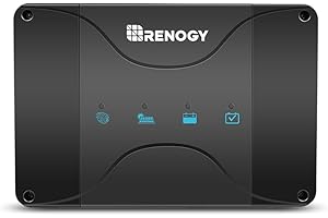 Renogy Chargeur de Batterie Embarqué 12V 50A DC-DC avec MPPT pour Batteries Gel, AGM et Lithium Utilisant Une Charge en Plusieurs Étapes, dans Les Camping-Cars, Voitures, Bateaux, Yachts