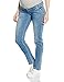 Mamalicious Women's Frey Slim Maternity Jeans, Blue (Medium Blue Denim), W28/L32 (Manufacturer Size:28)