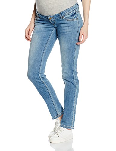 Mamalicious Women's Frey Slim Maternity Jeans, Blue (Medium Blue Denim), W28/L32 (Manufacturer Size:28)