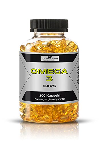 Preisvergleich Produktbild Omega 3 200 Kapseln UNDERDOG-NUTRITION