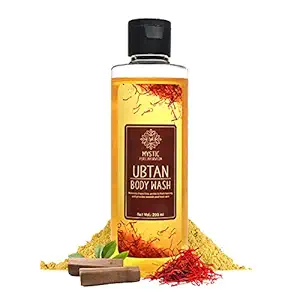 Mystic Pure Ayurveda Ubtan Body Wash for Skin Brightening and De-Tanning- SLS & Paraben Free Body Wash- 200ml