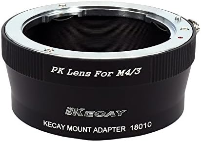 KECAY Lens Mount Adapter, Pentax K (PK) Lens to Micro 4/3 M4/3 Four Thirds System Camera Mount Adapter For Panasonic Lumix G1 G2 G3 G10 GX1 GH1 GH2 GF1 GF2 GF3 GF5 GH4 Olympus PEN OM-D E-M5 E-M10 etc