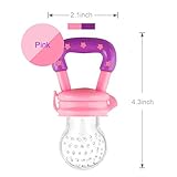 Hosaire Baby Schnuller Mode Kinder Beruhigungssauger Kreativ Silikon Schnuller für 6-18M Mädchen,Junge,Mittlere,Rosa - 3