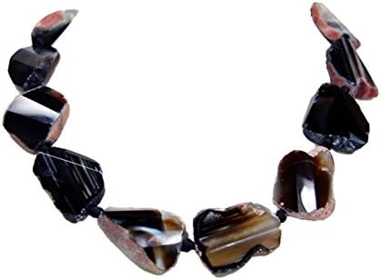 * Amazing necklace made of Sardonyx * Very beautiful * Top * Lovely semiprecious stones * Fine gemstones * Healing stones * Charming * New *