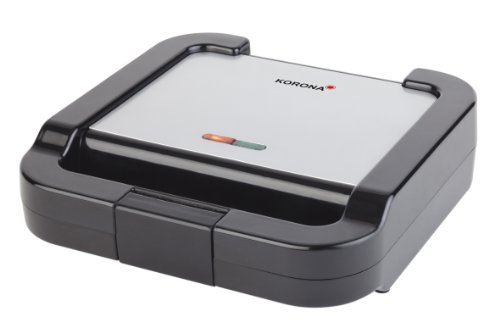 Preisvergleich Produktbild Korona – Sandwichmaker 47012 / 800 W / Schwarz-Silber