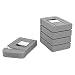 ORICO Aluminum Hand-held Multi-protection 5-Bay 3.5 inch Hard Disk Drive Protective Storage Carrying Box with Security Lock - Silver BSC35-05 3.5 Bay-Plastic RS.2956.00