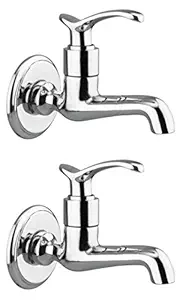 Drizzle Long Body Duck Brass Chrome Plated - Set Of 2