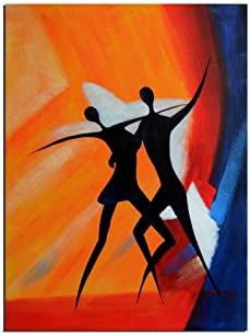 Salsa – Table peint-main Oil painting