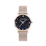 30 mt Wasserdichte Quarzuhr Kreative Personalisierte Starry Glitter Dial Armbanduhr Trendy Fashion Watch Für Frauen