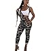 Produktbild MEIbax Damen Camouflage Sling Jumpsuit Strap Casual Hosen Strampler Bedruckte Bunte Leggins Fitnesshose
