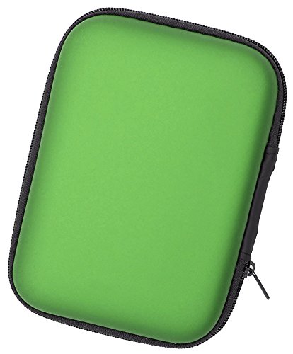 Preisvergleich Produktbild Lucklystar Festplattengehäuse,Tasche,Tragbares Hartschalenetui zum Hören Speicherreißverschluss, Drahtloses Bluetooth Kopfhörerzubehör, Lagerung und Transport von Festplatten Portable, WD Elements, Seagate Erweiterung, Seagate Backup Plus Slim, Toshiba Canvio Basics, Datenkabel, 2.5 "HDD