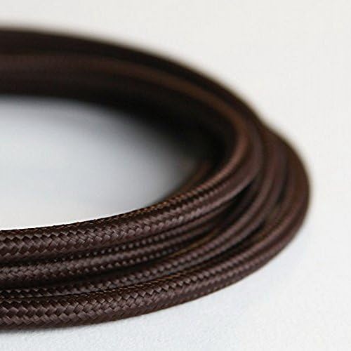 2*0.75mm 1M Edison Vintage Textile Cable Electrical Wire Twisted Cable Retro Textile Pendant Light Wire Fabric Vintage Lamp Cord