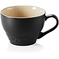 Le Creuset Stoneware Grand Mug, 400ml, Matte Black, 70304400000002