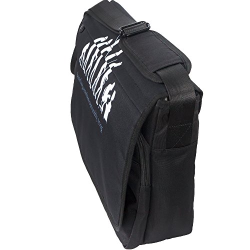 Luxburg® Luxus Design 43 cm Schultergurt Messenger Tasche für Laptop/Notebook/– Weiß Tiger - 4