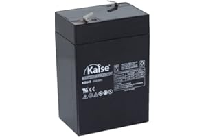 KAISE TECHNOLOGIES Kaise Batería de Plomo AGM VRLA 6V- 4,5Ah / Modelo KB645 F1