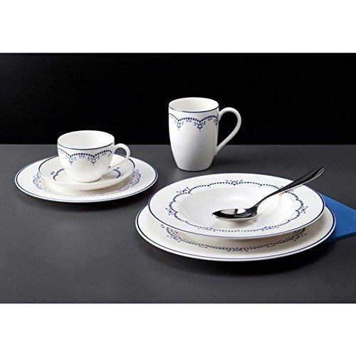 Preisvergleich Produktbild Villeroy & Boch Gallo Design Daily Blue Serie, Premium Porzellan, weiß, einzeln, Geschirr:Kaffeeuntere