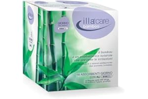 Pietrasanta Pharma Illa Care Bamboo Assorbenti Giorno Con Ali, 14 Pezzi