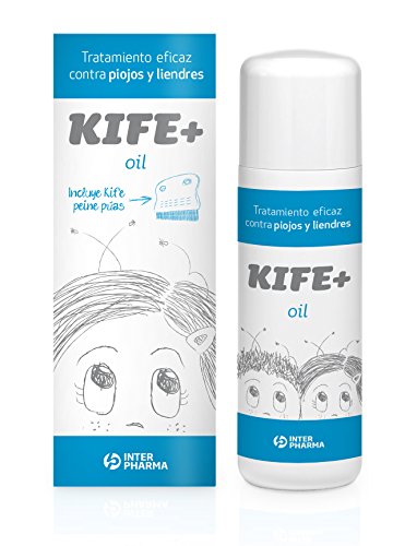 Kife+ 52 - Aceite infantil antipiojos con aceite de citronella sin insecticidas, 100 ml