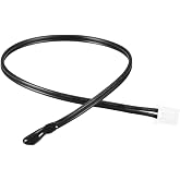 sourcing map 10K NTC Thermistor Probe 7.9 Inch Sensitive Epoxy Sensor | Temperature, for Air Conditioning