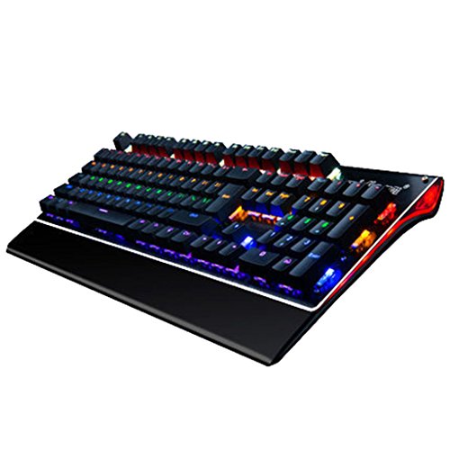 Preisvergleich Produktbild IWTGR Mechanische Tastatur Desktop-PC Laptop Spiel Kabelgebundene Tastatur 104 Schlüssel Blue Switch