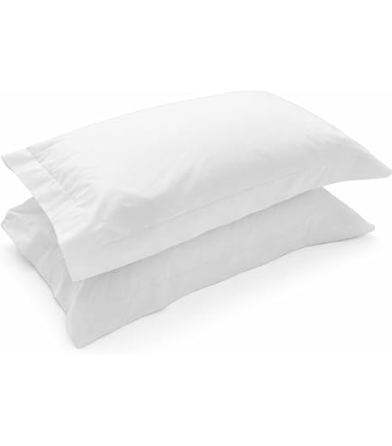 Fazzini Coppia Federe In Raso Satin 300 TC Puro Cotone – Tinta Unita Corda 52x82 Cm