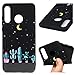 Produktbild Edauto Huawei P30 Lite Handyhülle Silikon Schwarze Stoßfest Hülle Case Tasche Cover Malen Muster Schutzhülle Handytasche Softcase Handycover Rückhülle Skin Schale Bumper Backcover Beschützer