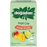 Doğadan Yeşil &Ccedil;ay Mango & Lime (18'li)