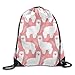 Produktbild LoveBiuBiu Llama Animal Cartoon Drawstring Backpack Teen Girl Lightweight Shoulder Bag Tote Travel